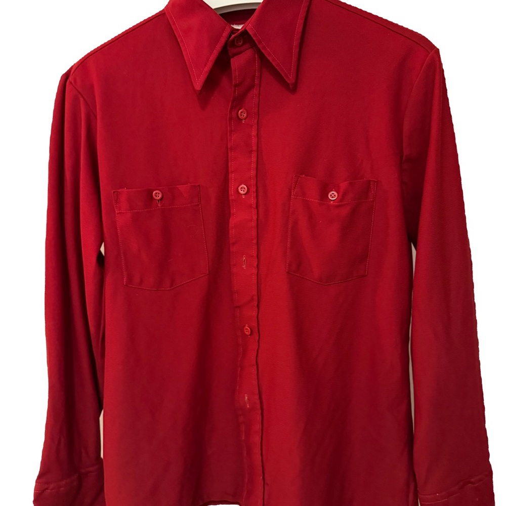 Vintage Red Men's Shirt